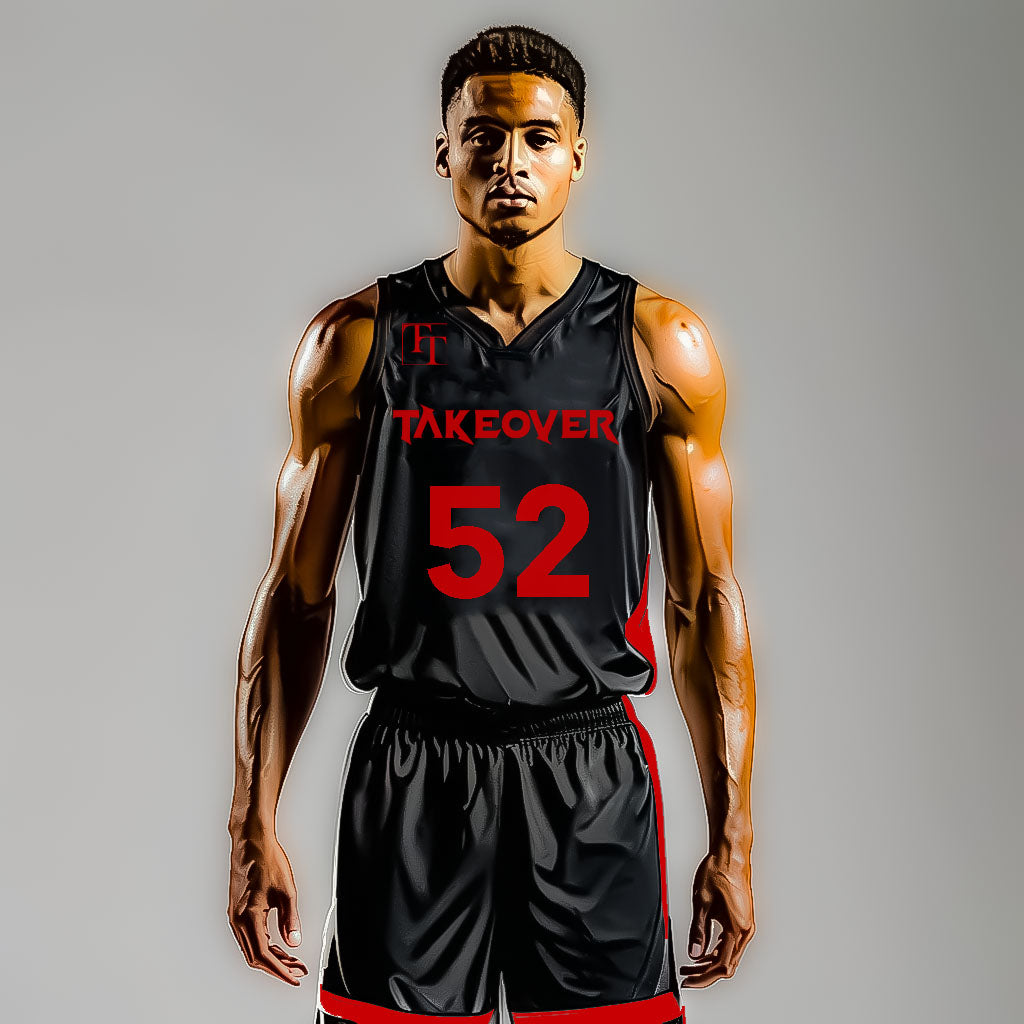 Black Takeover Basketball Jerseys