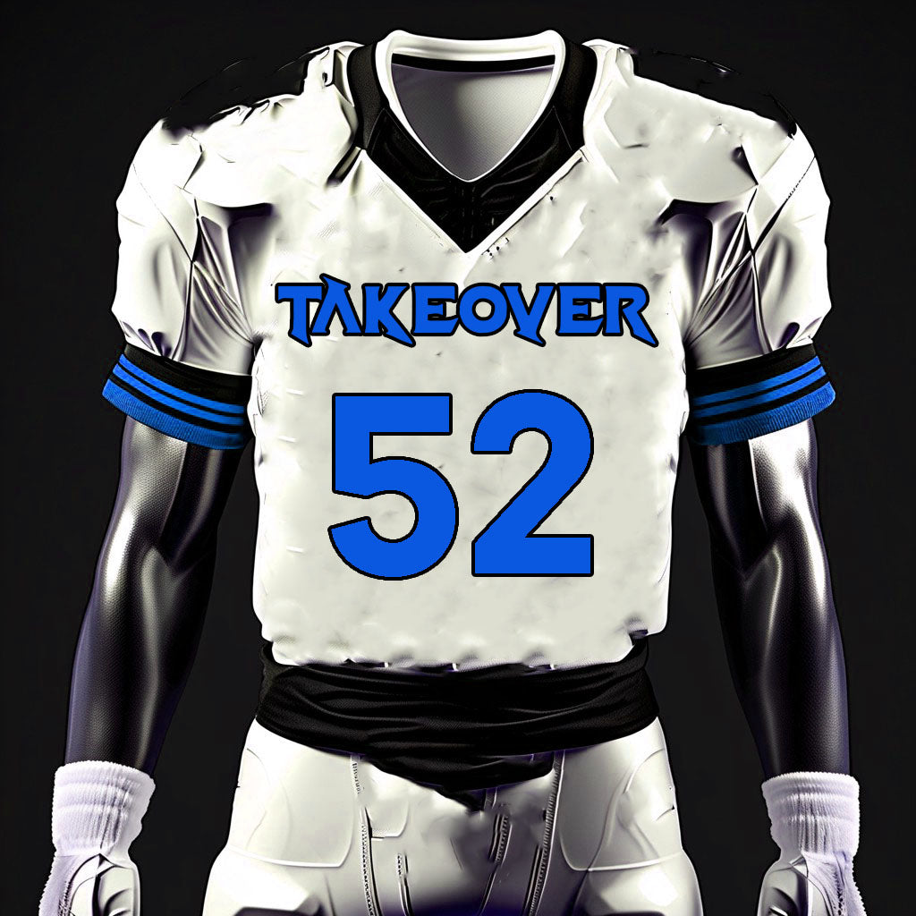 White Takeover Football Jersey