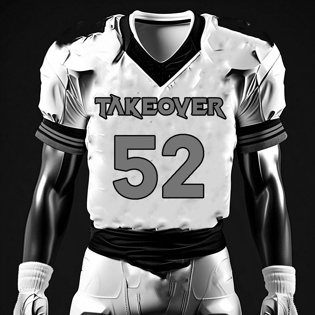 White Takeover Football Jersey