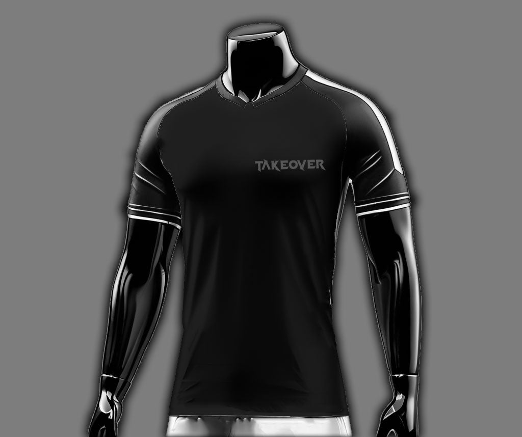 Black Takeover Soccer Jersey